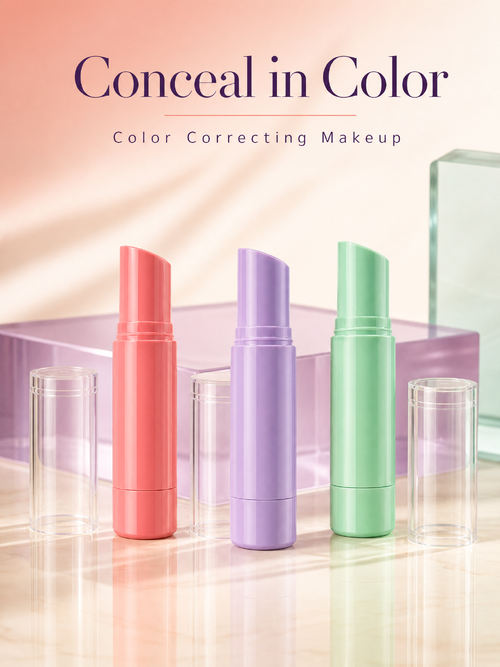 Son şirket haberleri E‑891 Series Twist‑Up Cosmetic Stick Packaging For Solid Cream Blush Lipstick Private Label