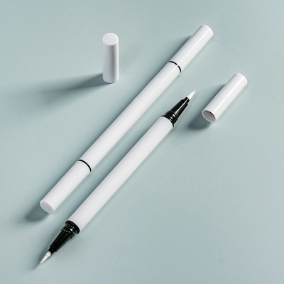 İyi bir fiyat. Boş 2 in 1 tüp Özel Etiket Logo Siyah Eyeliner Kalem Özel Eyeliner Sıvı Eyeliner Taşıyıcı çevrimiçi